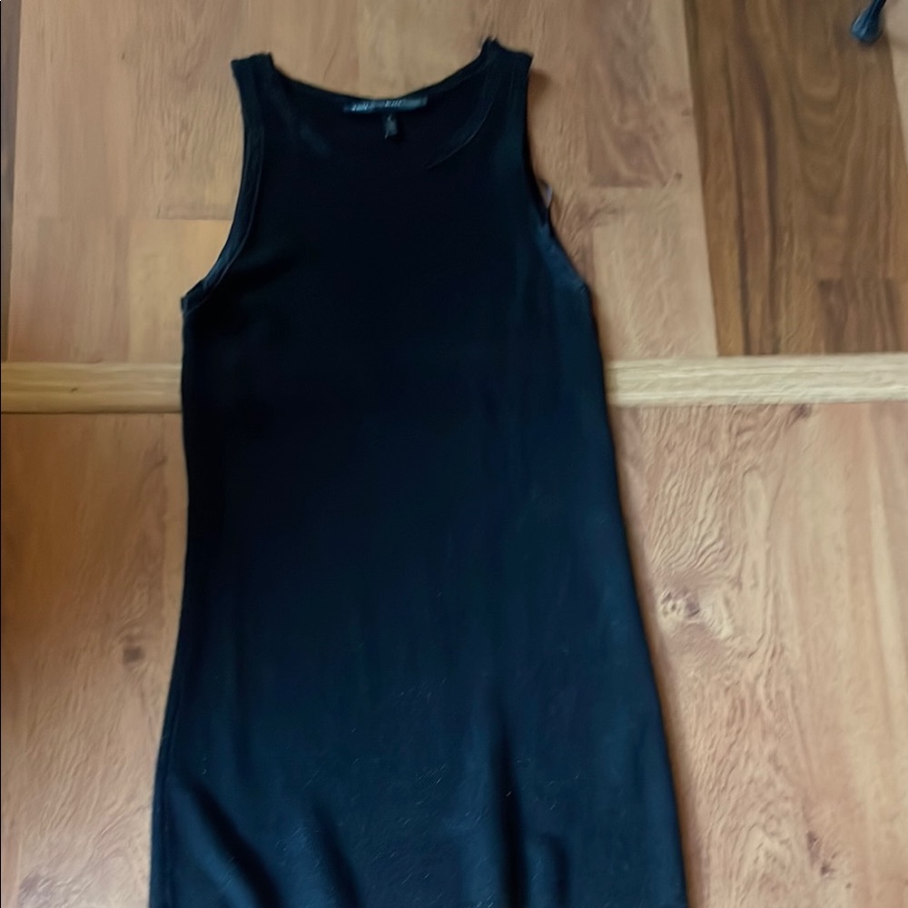 White House Black Market Fitted Black Sleeveless Sweater Tank Top